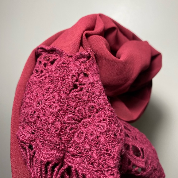 Cardigan Cover Up Large Burgundy - Picture 2 of 14